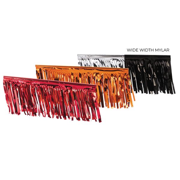 color selection of decorated dance sticks with wide mylar