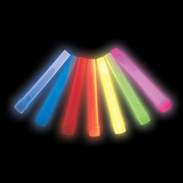 Star Line Twirling Baton Replacement Glo Sticks color assortment glowing in the dark