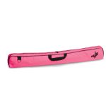 large neon pink twirling baton case