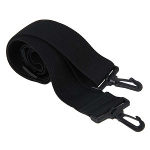 Black Star Line Baton Case Shoulder Strap with black plastic clips