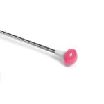 pink-star-line-twirling-baton-practice-caps shown on baton