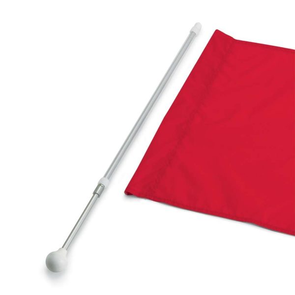 Star Line Twirling Flag with a twirling shaft detail