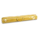 gold sparkle Star Line Twirling Baton Case with gold star line logo