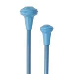 baby-blue-kamaleon-colored-twirling-baton, showing tips