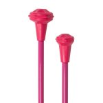 candy pink Kamaleon K-Pro 7/16" Thicker Shaft Twirling Baton tips