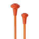 spicy-orange-kamaleon-colored-twirling-baton, showing tips