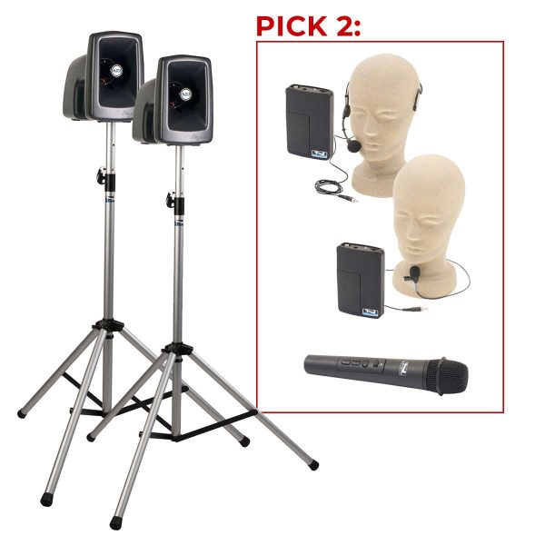 Anchor Audio Megavox 2 Deluxe Air Package 2 mic options, pick 2