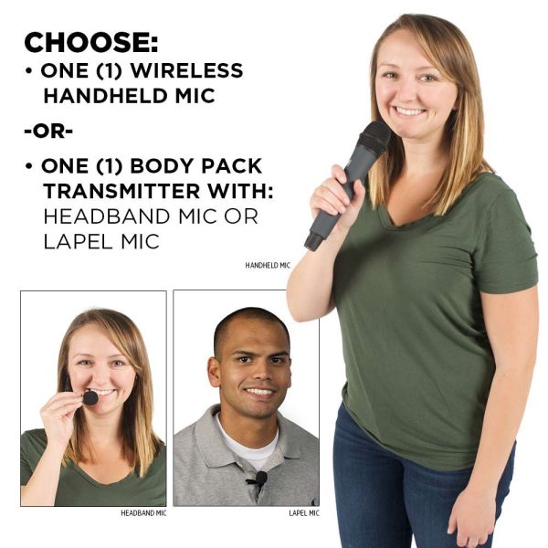 Anchor Audio Go Getter 2 Deluxe Air Package 1 Deluxe Air Package 2 microphone options