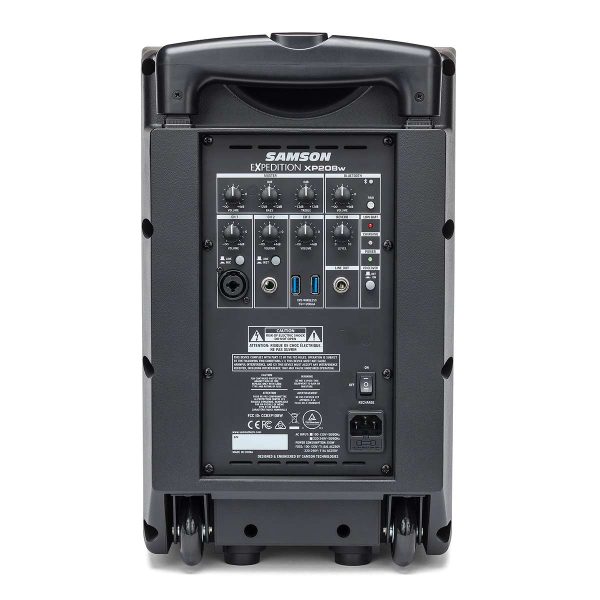 Samson Expedition XP208w Portable PA back view