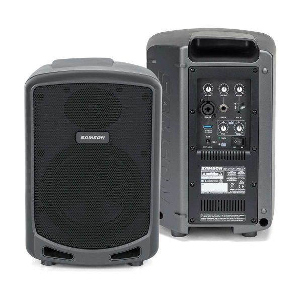 Samson Expedition Express+ Portable PA System, front and back