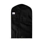black front zip economy garment bag