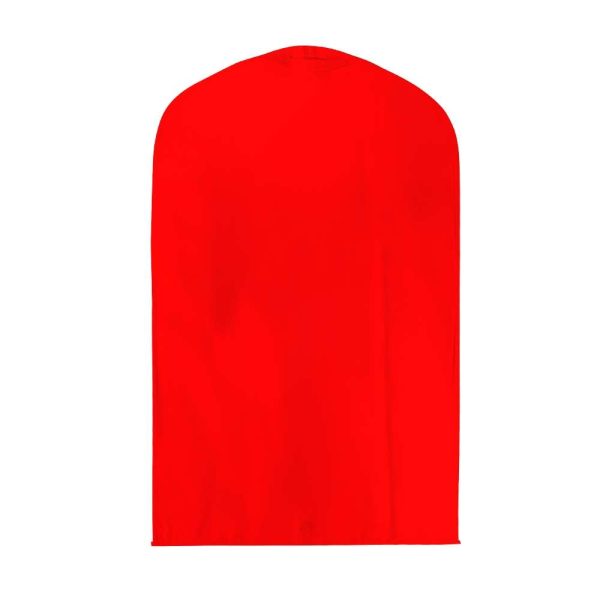 red Economy Garment Bag, back view