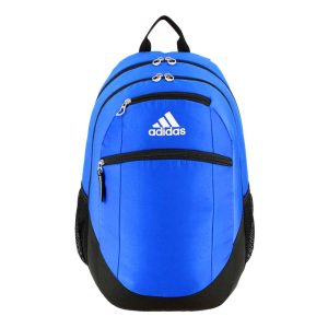 blue adidas Striker 2 Team Backpack, front view