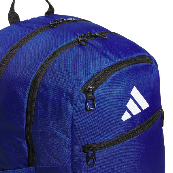 Team Royal adidas Striker 3 Team Backpack, Top Detail