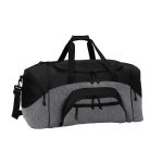 heather grey/black Colorblock Sport Duffel