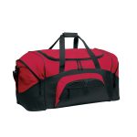 red/black Colorblock Sport Duffel