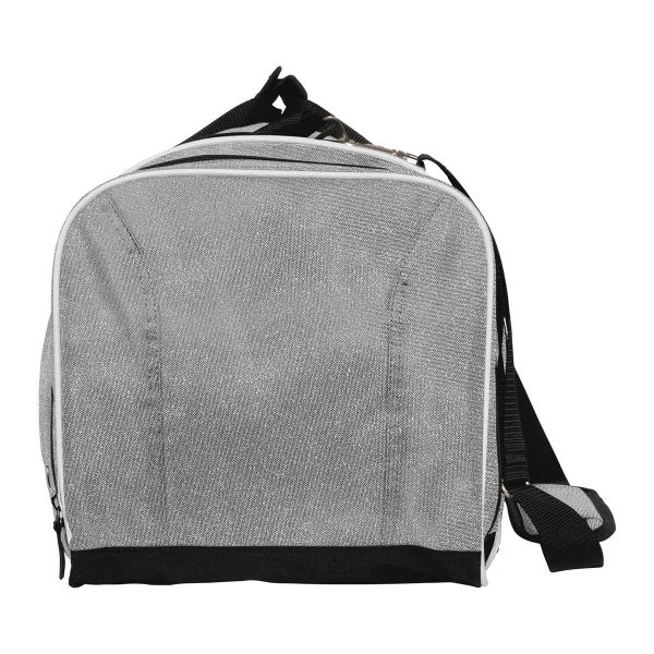 silver Champion All-Around Glitter Duffle Bag, end view