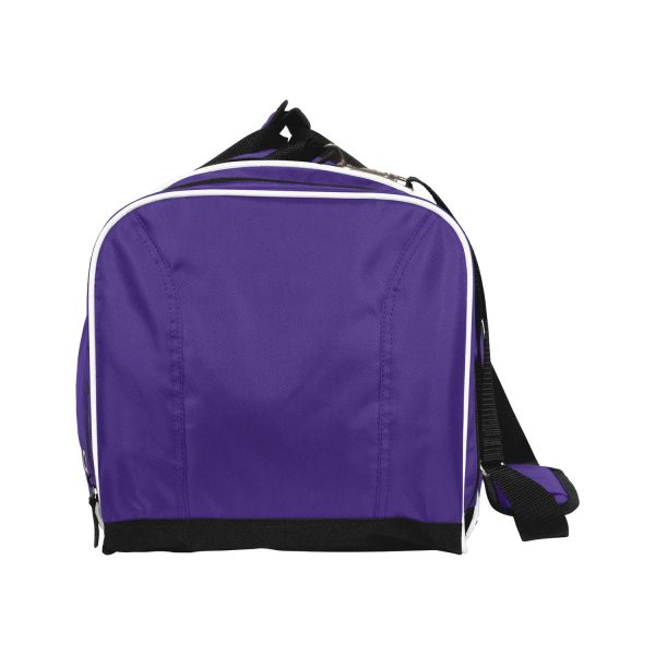 purple Champion All-Around Duffle Bag, end view