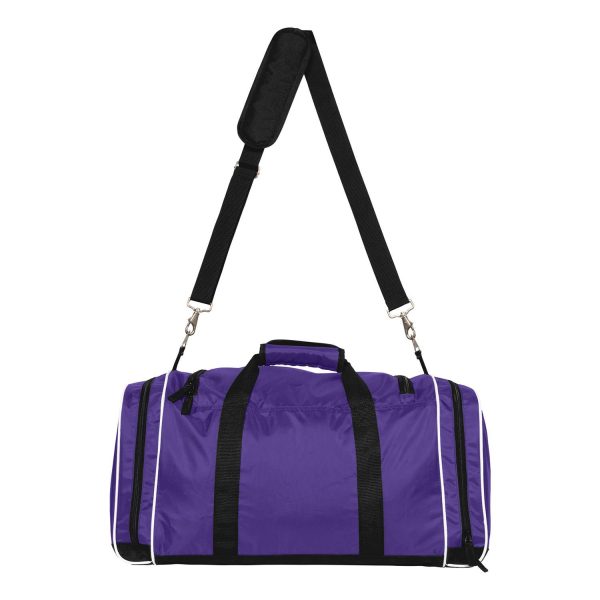 purple Champion All-Around Duffle Bag, back view