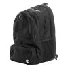 black Champion Squad Backpack, front three-quarters view