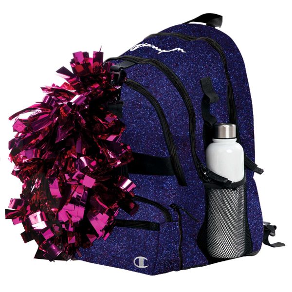 734034 champion squad glitter backpack