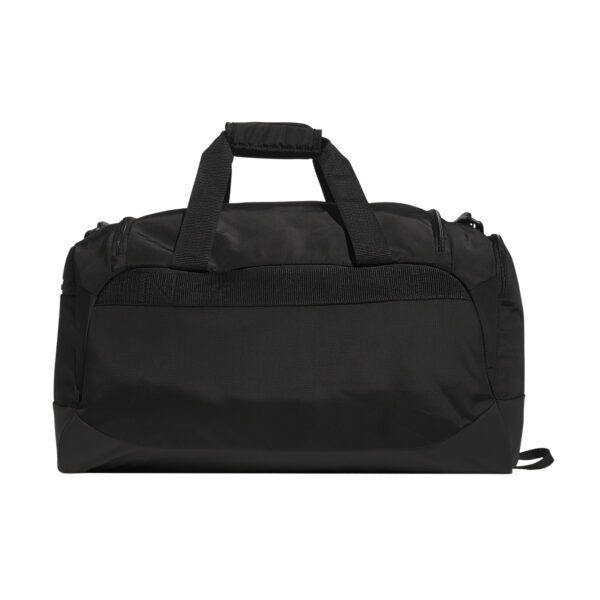 Black adidas Small Defender 5 Duffel, back view