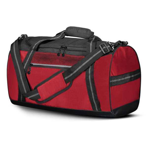 red/black Holloway Rivalry Duffel Bag