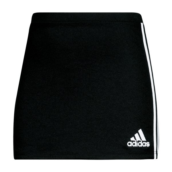 black and white adidas custom cheer uniform skirt