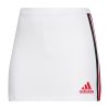 white adidas custom cheer uniform skirt