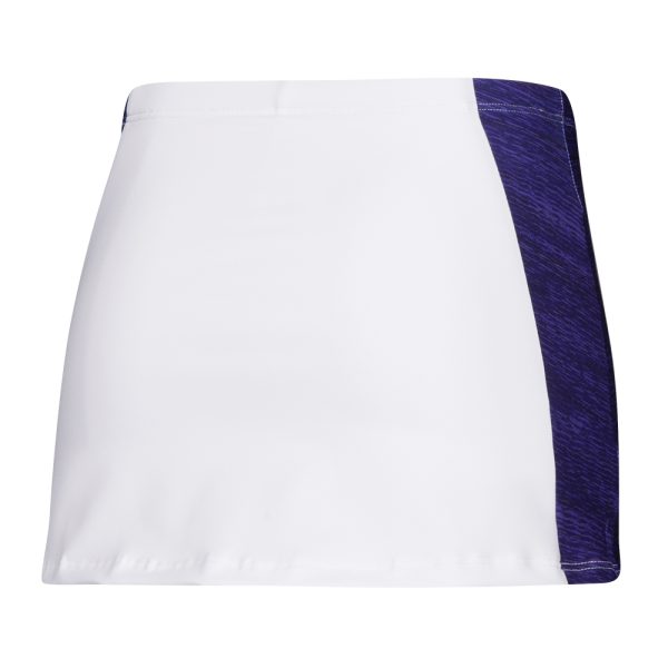 adidas custom dye-sublimated cheer uniform skirt, back view