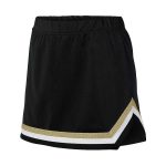 black/metallic gold/white Augusta Pike Cheerleading Skirt