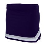 purple/metallic silver/white Augusta Pike Cheerleading Skirt