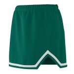 dark green/white Augusta Energy Cheerleading Skirt