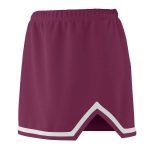maroon/white Augusta Energy Cheerleading Skirt