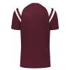 maroon/white High Five Sheffield Jersey, back view