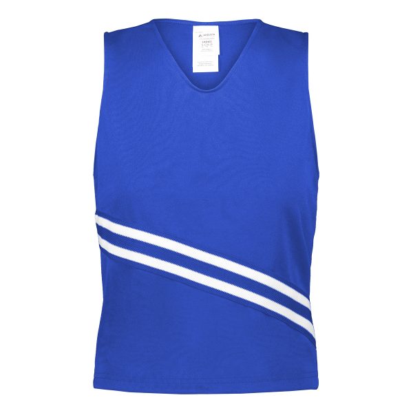 royal/white augusta cheer squad shell