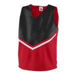 red/black Augusta Pride Cheerleading Shell