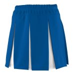 royal/white Augusta Liberty Pleated Cheer Skirt