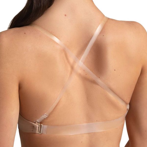 Capezio Seamless Clear Back Bra, back detail