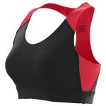 black/red Augusta All-Sport Racerback Sports Bra