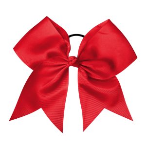 solid-ribbon-bow red
