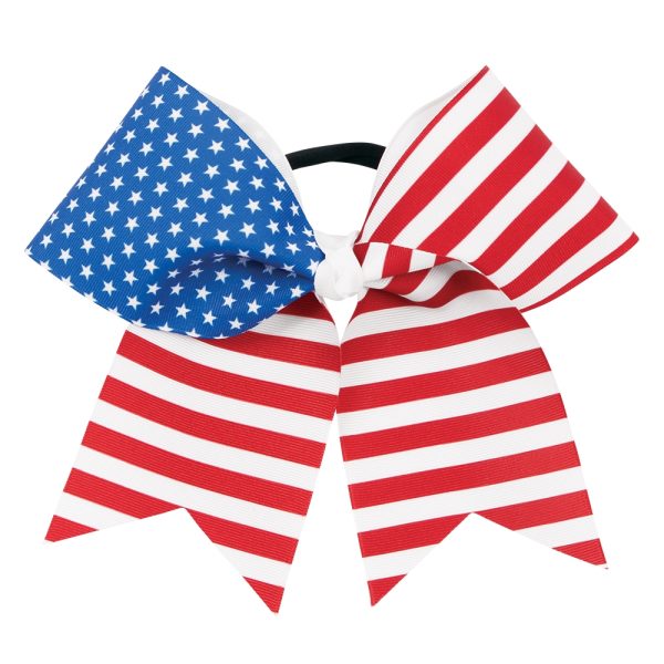 american-flag-bow in red, white, and blue