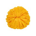 bright gold plastic shoe cheerleading pom