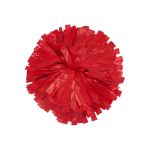 scarlet plastic shoe cheerleading pom