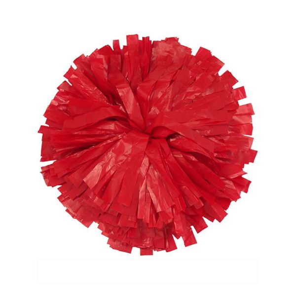 Red One Color Plastic Shoe Pom