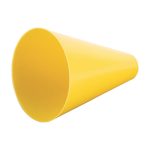 bright gold 7 inch mini cheerleading megaphone