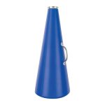 royal molded cheerleading megaphone with silver mouth piece and handle