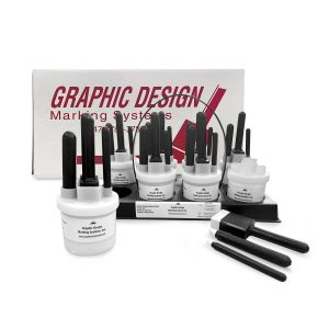 Graphic Marking System 8 Color Kit water Base with caddy, box, and markers