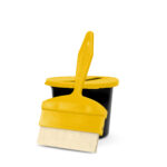 chromark ink well with yellow 1 slot lid and 1 brush
