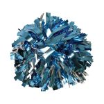 columbia Metallic Sparkle Cheerleading Dance Pom with Silver accents
